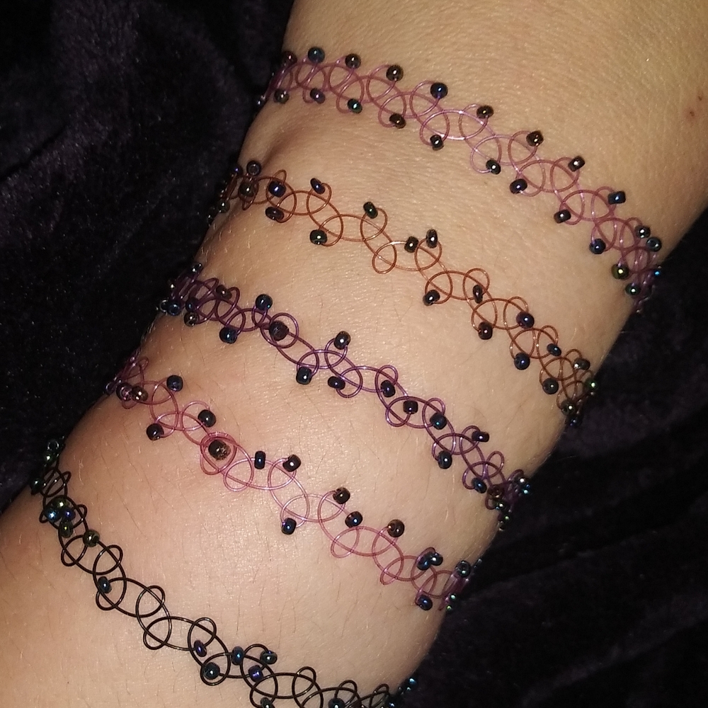 Bracelet bundle, Tattoo style bracelets 5 pack
